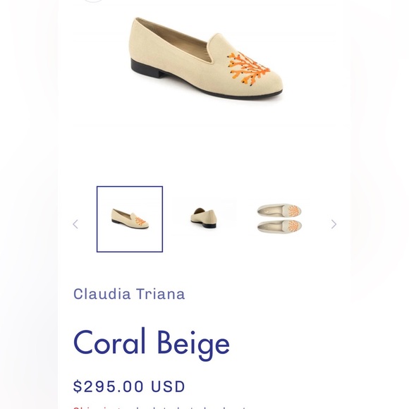 Cream and Orange Espadrille Flats with Embroidery Cream and Orange Espadrille Flats with Embroidery